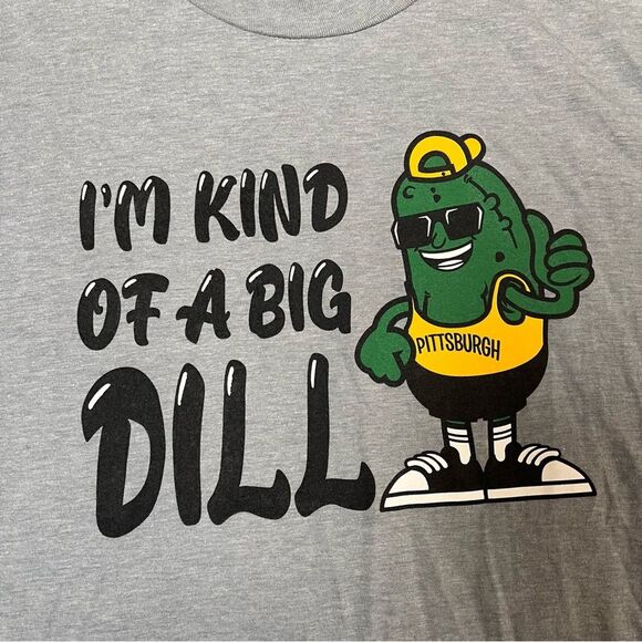 District Pittsburgh Pickle Short Sleeve Graphic T Shirt - Picture 2 of 7